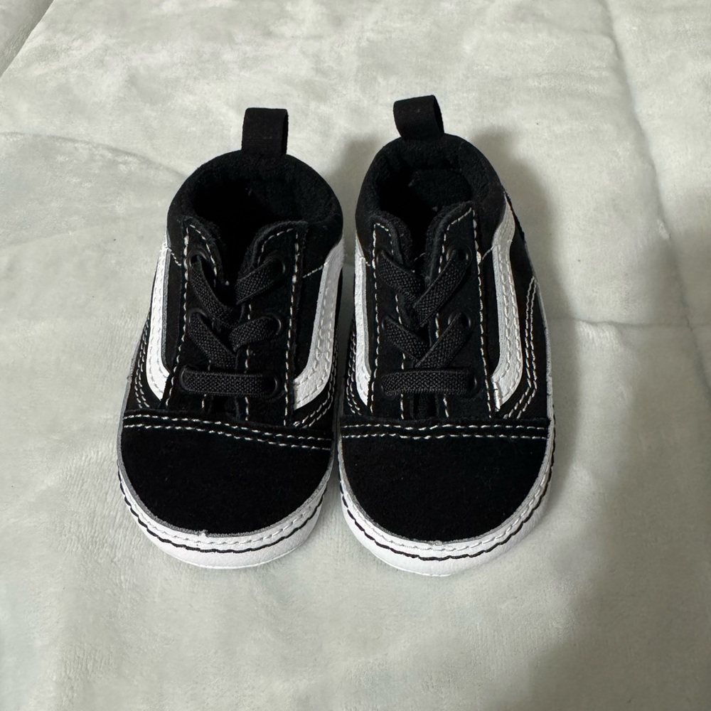 Vans Old Skool Crib Shoe - Baby - Black